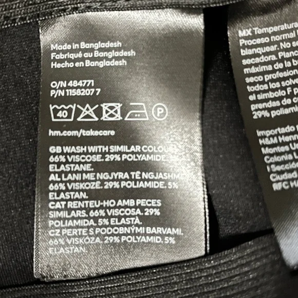 H&M Black Mini Skirt size M - Picture 6 of 10